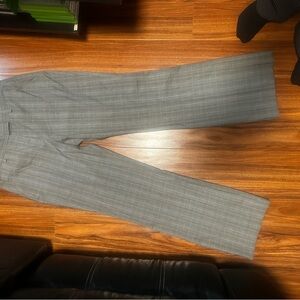 Anne Klein Black and White Plaid Trousers